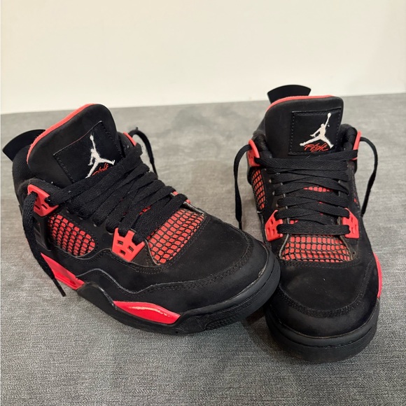 Jordan 4 Retro Thunder Red/Black - Picture 1 of 2